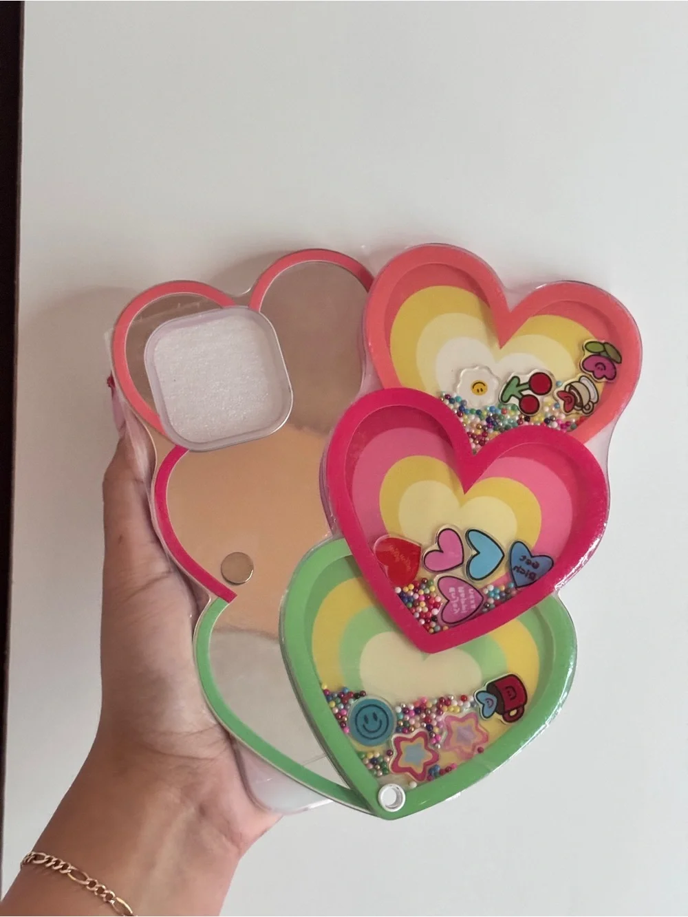 Rainbow Heart shape iPhone 14 Pro